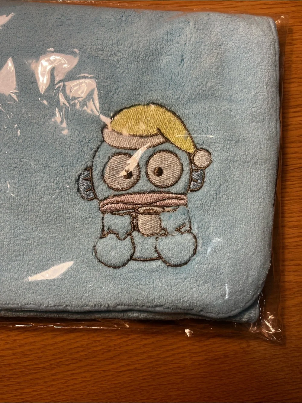 NIB Sanrio Hangyodon Ichiban Kuji Lottery Sleepy Night Face Towel Prize